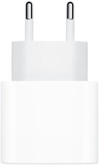 Apple USB-C Power Adapter 20W - Type C / F - Wit - One size