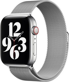 Apple Watch 38/40/41 mm Polsband Milanees Zilver