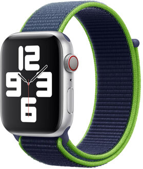 Apple Watch 38/40 mm Nylon Sport Loop Horlogeband Neonlime