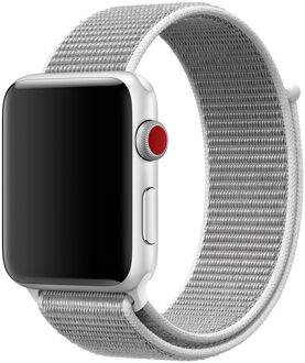 Apple Watch 40mm Nylon Sport Loop Horlogeband Schelpenwit