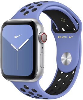 Apple Watch 42/44 mm Siliconen Horlogeband Nike Sport Royal Pulse/Zwart