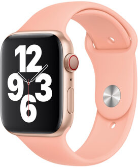 Apple Watch 42/44 mm Siliconen Horlogeband Sport Grapefruit