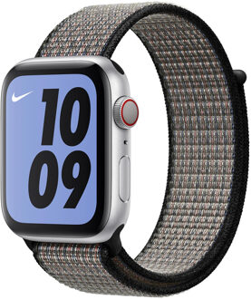 Apple Watch 44mm Nylon Sport Loop Horlogeband Nike Royal Pulse/Lava Glow