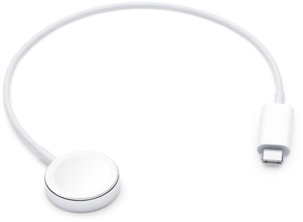 Apple Watch Magnetische USB-C Oplaadkabel 0.3 Meter Wit