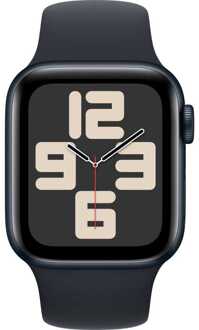 Apple Watch SE (2022) 40mm Midnight Aluminium Sportband S/M Smartwatch