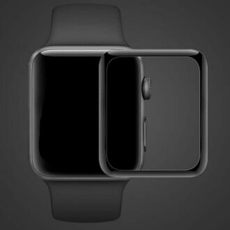 Apple Watch Series 6 SE 5 en 4 Tempered Glass Full Body Screen Protector Glas 40mm Zwart - small