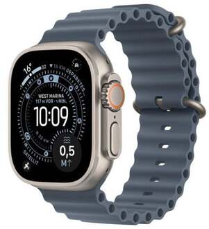 Apple Watch Ultra 3 GPS + Cellular 49mm met Ocean Band Smartwatch Beige