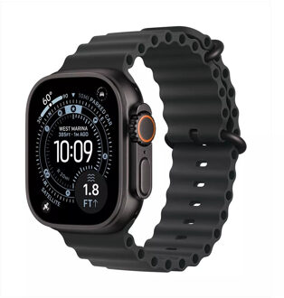 Apple Watch Ultra 3 GPS + Cellular 49mm met Ocean Band Smartwatch Zwart