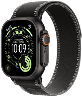 Apple Watch Ultra 3 GPS + Cellular 49mm met Trail Loop - M/L Smartwatch Zwart