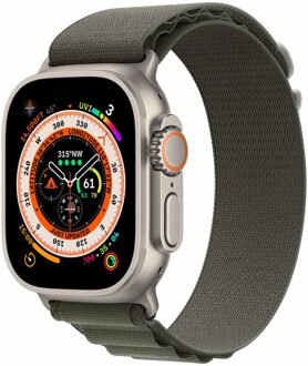 Apple Watch Ultra/8/SE (2022)/7/SE/6/5/4 Alpine-bandje MQE23ZM/A - 49mm, 45mm, 44mm - S - Groen