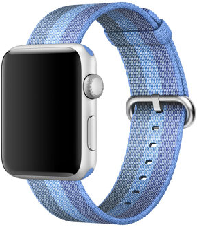 Apple Woven Nylon Apple Watch 42mm / 44mm / 45mm / 49mm Tahoe Blue Blauw