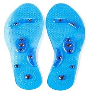 Aptoco Magnetische Therapie Siliconen Inlegzolen Transparante Afslanken Binnenzool Massage Voetverzorging Schoen Pad Zool Unisex B-S