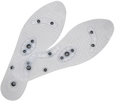 Aptoco Magnetische Therapie Siliconen Inlegzolen Transparante Afslanken Binnenzool Massage Voetverzorging Schoen Pad Zool Unisex T-M