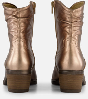 Aqa Cowboylaarzen metallic Leer Beige - 36,38