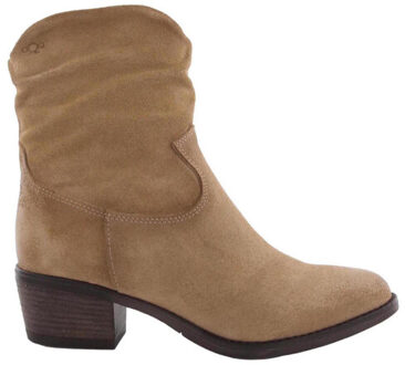 Aqa Enkellaarsjes Beige - 40