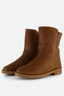 Aqa Enkellaarsjes taupe Nubuck - 36,37,38,40