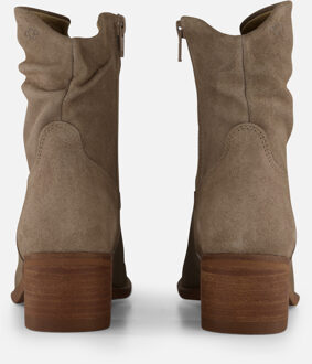 Aqa Plooi Enkellaarsjes grijs Suede - 38,39