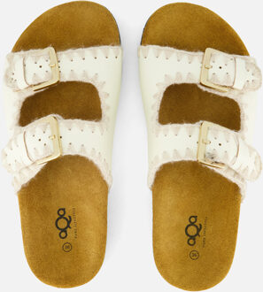 Aqa Slippers beige Textiel - 36,37,38,39,40,41