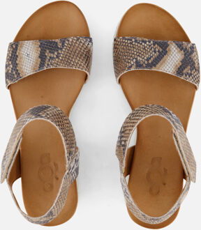Aqa Snake Sandalen taupe Leer - 36,37,38,39,40,41,42