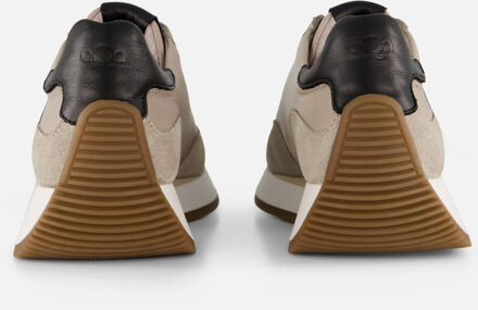 Aqa Sneakers beige Leer - 36,37,38,39,40,41,42