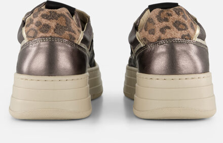 Aqa Sneakers taupe Leer - 36,37,38,39,40,41