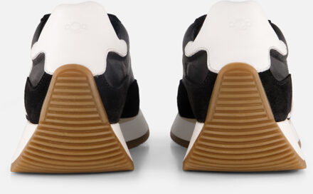 Aqa Sneakers zwart Leer - 36,37,38,39,40,41,42