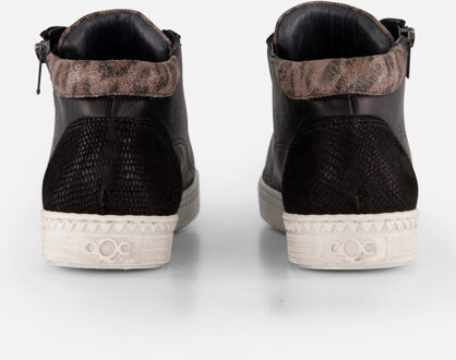 Aqa Veterboots zwart Leer - 36,37,38,39,40,41,42