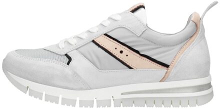 Aqa Veterschoenen Laag Licht Grijs Lichtgrijs - 37