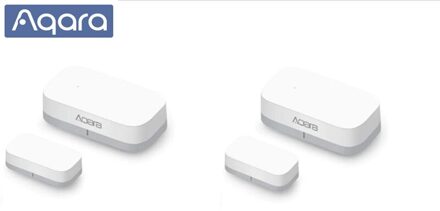 Aqara Deur Raam Sensor Zigbee Draadloze Verbinding Smart Mini Deur Sensor Werken Met App Mi Thuis Voor Xiaomi Mijia Smart thuis App 2 stk