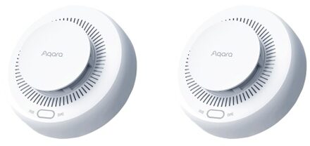 Aqara Smart Smoke Detector Zigbee Fire Alarm Monitor 2-Pack