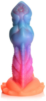 Aqua Cock - Glow-in-the-Dark Siliconen Dildo - Aqua Cock - Glow-in-the-Dark Siliconen Dildo