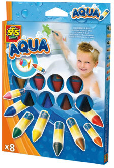 Aqua kleuren in bad Multikleur