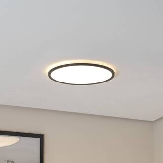 Aqua LED paneel, Ø 40 cm, zwart, metaal/kunststof, CCT dimbaar zwart, gesatineerd