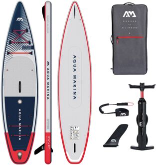 Aqua Marina Hyper 12'6" SUP Board Set navy - licht grijs - 1-SIZE