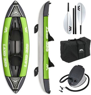 Aqua Marina Laxo 320 Kayak groen - grijs - wit - 1-SIZE