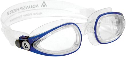 Aqua Sphere Eagle Zwembril Senior wit - donkerblauw - 1-SIZE