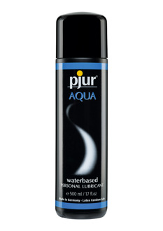 Aqua - Waterbased Lubricant and Massage Gel - 17 fl oz / 500 ml - Aqua - Waterbased Lubricant and Massage Gel - 17 fl oz / 500 ml