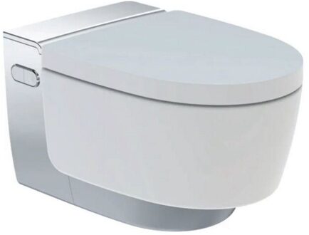 AquaClean Mera Classic douche wc met decorplaat, wit/chroom