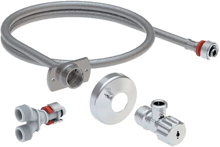 AquaClean wateraansluitset voor inbouwreservoirs 12cm t.b.v. AquaClean Tuma closetzittingen