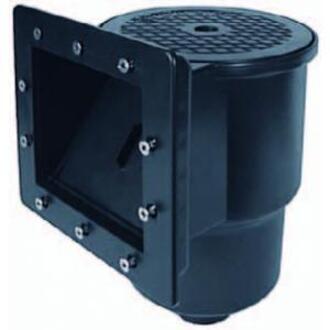 Aquaforte Wandskimmer - Klein - beton/foliewand - ZWART