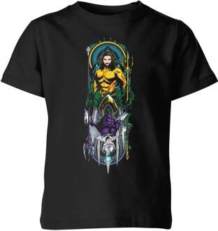 Aquaman and Ocean Master kinder t-shirt - Zwart - 146/152 (11-12 jaar) - XL
