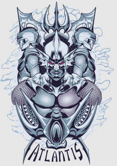 Aquaman Atlantis Seven Kingdoms dames t-shirt - Grijs - XXL
