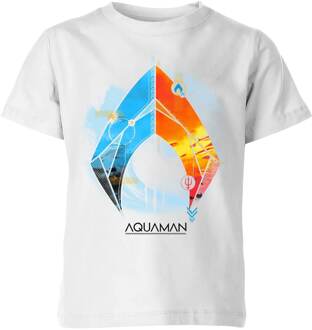 Aquaman Back To The Beach kinder t-shirt - Wit - 98/104 (3-4 jaar) - XS