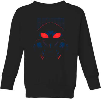 Aquaman Black Manta kindertrui - Zwart - 98/104 (3-4 jaar) - XS