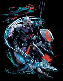 Aquaman Black Manta & Ocean Master trui - Zwart - XL