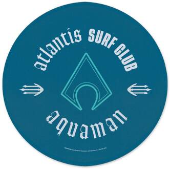 Aquaman Core Atlantis Surf Club Round Bath Mat