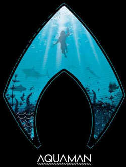 Aquaman Deep hoodie - Zwart - L