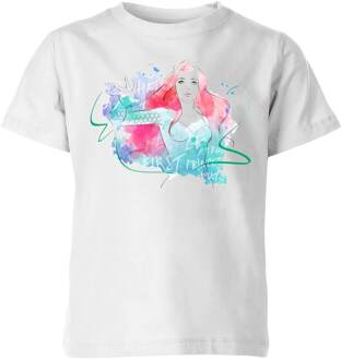 Aquaman Mera First Princess kinder t-shirt - Wit - 122/128 (7-8 jaar)