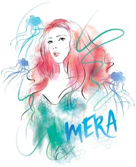 Aquaman Mera t-shirt - Wit - 5XL