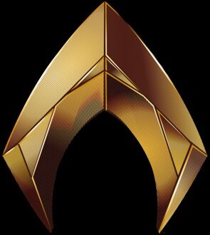 Aquaman Symbol t-shirt - Zwart - 4XL